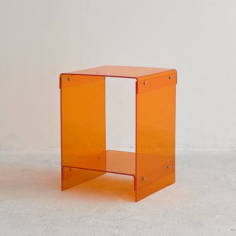 予約販売7月中旬～7月下旬頃発送予定　table-03153　アクリル クリア サイドテーブル