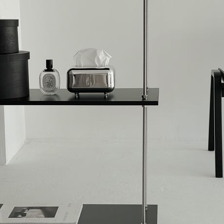 予約販売6月下旬～7月上旬頃発送予定　tissuebox-03031　シルバー ティッシュケース