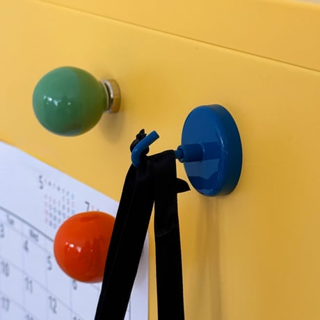 magnet-03004　COLOR HOOK MAGNET ネオジム磁石 マグネットフック 4色セット
