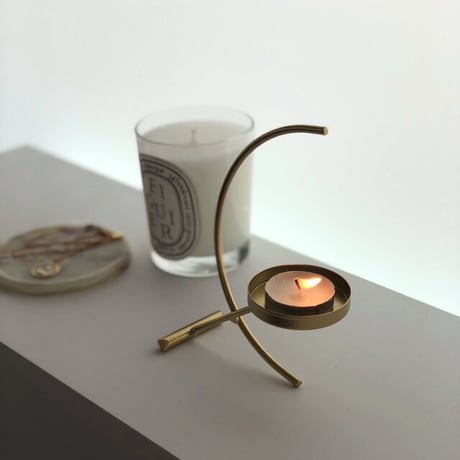 candle-03065　semicircle キャンドルホルダー