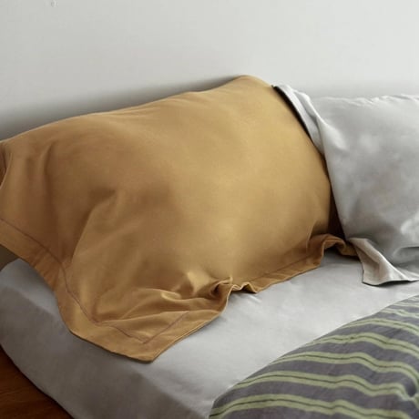 beddingsets-03117　Proverb Pillow ＆ blue×green ストライプ 洗いざらしコットン 布団カバーセット