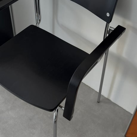 予約販売7月中旬～7月下旬頃発送予定　chair-03104　天然木 スクエアパネル ダイニング アームチェア