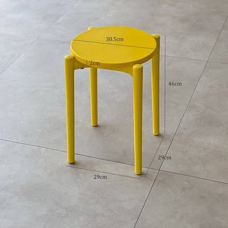 stool-03054　強化プラスチック ラウンドスツール