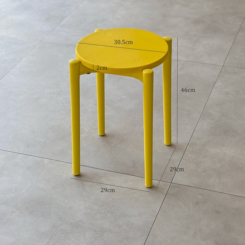 一部予約商品】 stool-03054 強化プラスチック ラウンドスツール | ART