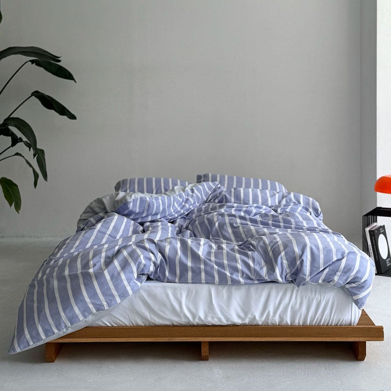 beddingsets-03058 blue×white ストライプ 布団カバーセット | A beddingsets-03058 blue×white ストライプ 布団カバーセット | A