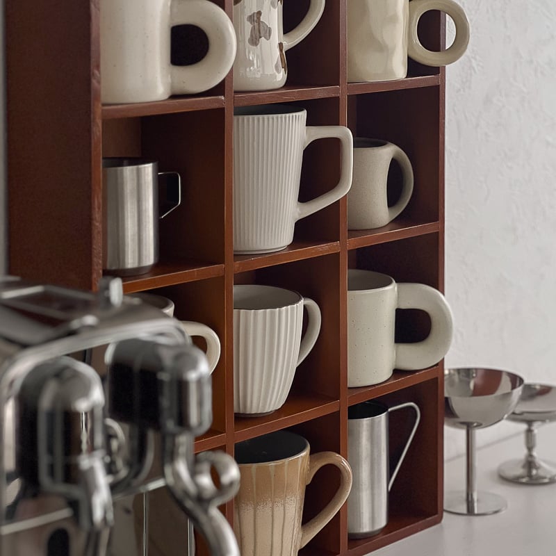 wallrack-03049 天然木 カップシェルフ 52×40cm | ART OF BLACK