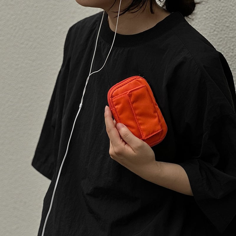 wallet-03002 ナイロン ZIP スクエアウォレット 財布 | ART OF BLACK
