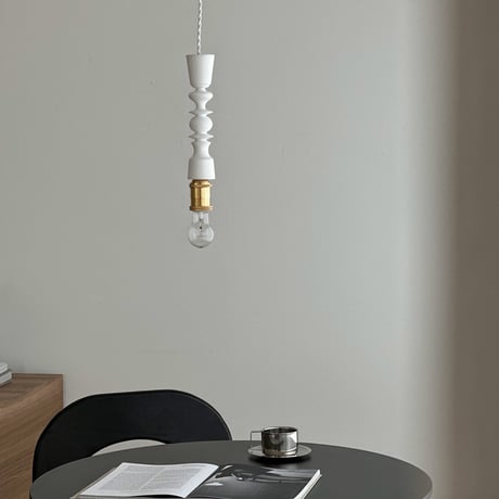 light-03273　A Type ウッドターニングランプ 真鍮ソケット ペンダントライト 口金E26