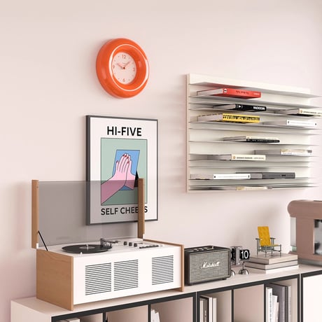 clock-03090　Bagel Wall Clock 掛け時計 静音