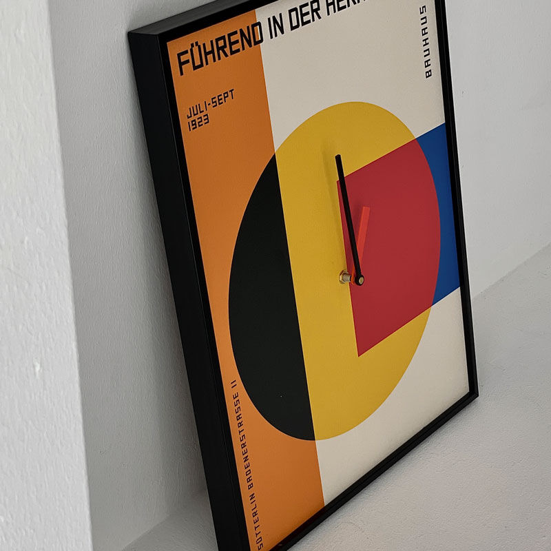 clock-03041 BAUHAUS アートパネル 掛け時計 静音 | ART OF BLACK