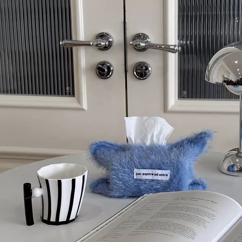 tissuebox-03069 シャギーニット ティッシュケース | ART OF BLACK