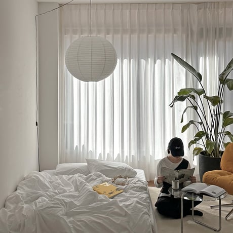 light-03356　4mコード コンセント式 Rice Paper Shade 和紙 ペンダントライト
