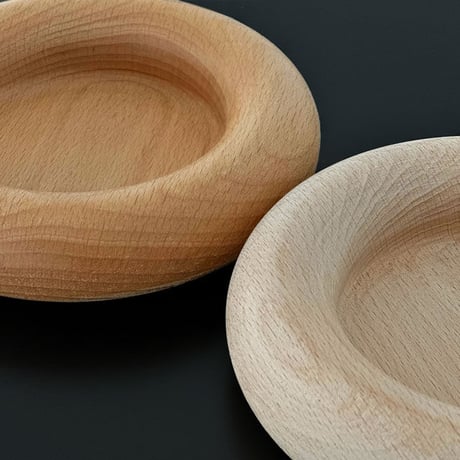 plate-03073　Smooth ラウンドウッドトレイ