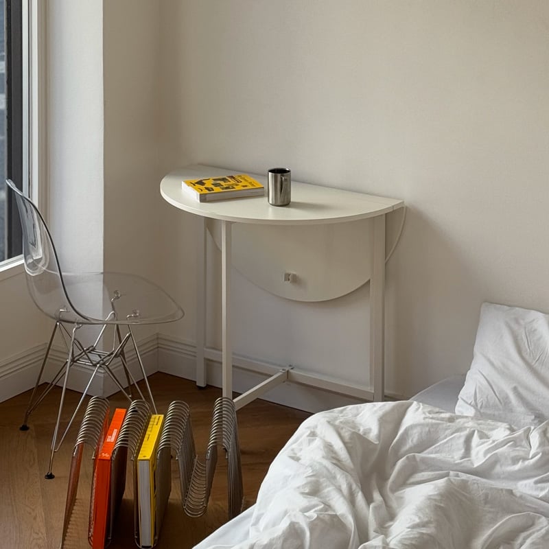 Rosslea折り畳みテーブル115 NA/WAL/WW Rosslea 折り畳みテーブル 85Φ