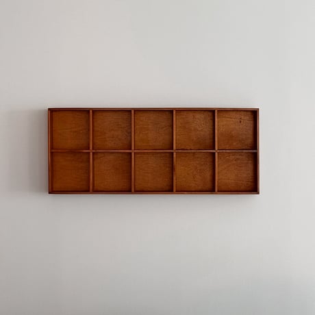 wallrack-03052　天然木 ウォールシェルフ 82×33cm