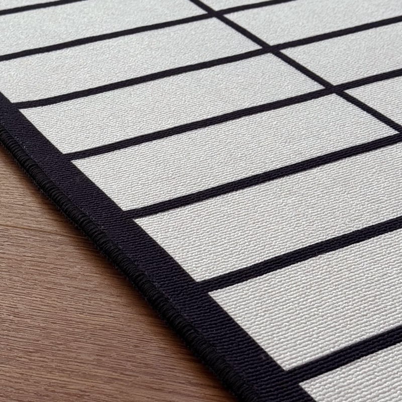 rug-03093 グリッドライン ラグ 120cm×180cm | ART OF BLACK