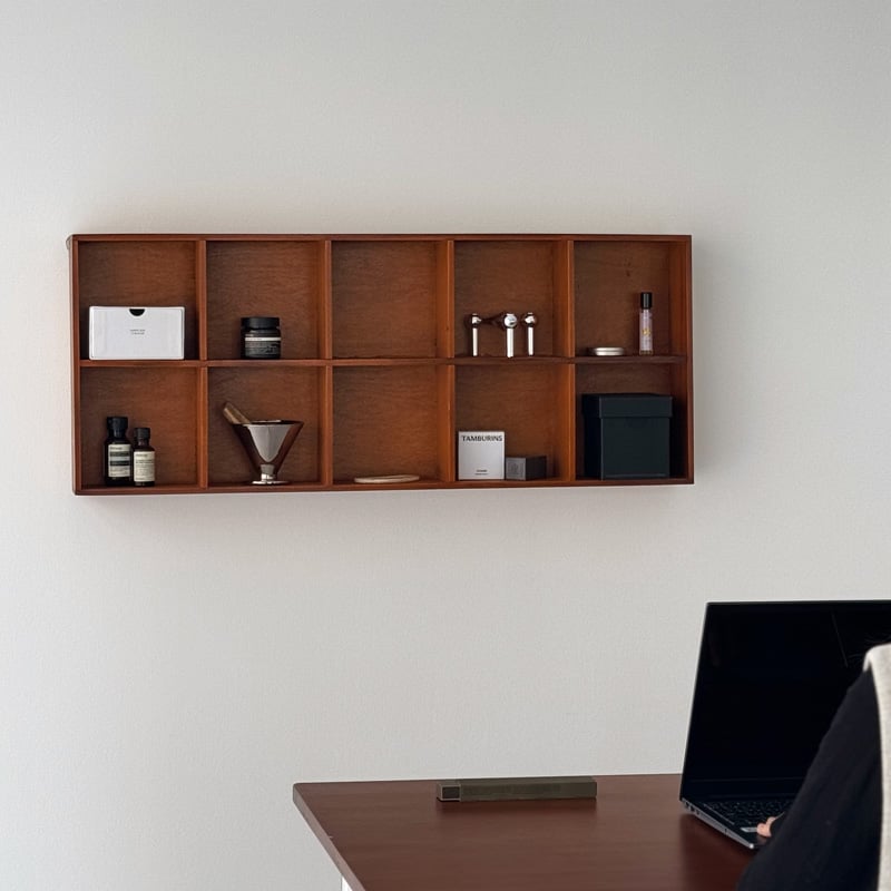 wallrack-03052 天然木 ウォールシェルフ 82×33cm | ART OF BLACK