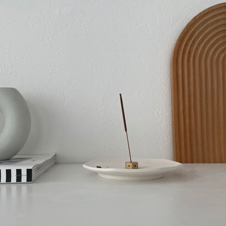 incenseholder-03009　陶器 インセンスホルダー お香立て
