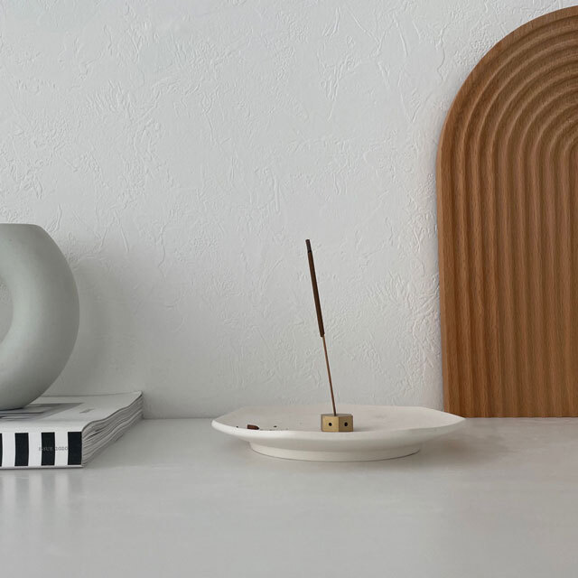 incenseholder-03009 陶器 インセンスホルダー お香立て | ART