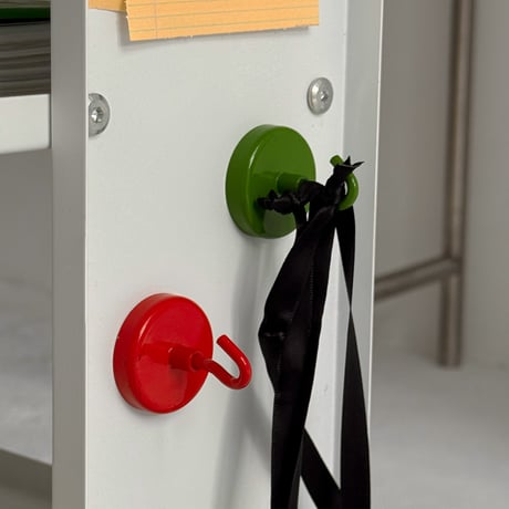 magnet-03004　COLOR HOOK MAGNET ネオジム磁石 マグネットフック 4色セット