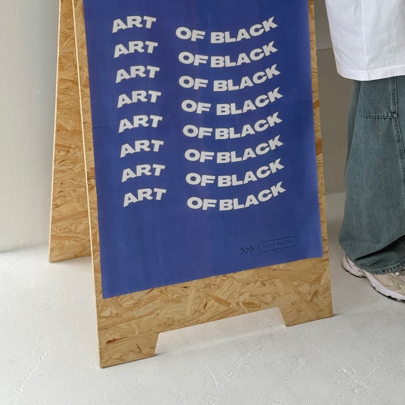 poster-03135 OSB合板 A型 ショップ看板 | ART OF BLACK