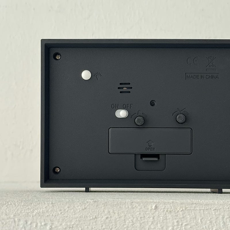 clock-03080 カラー アラーム テーブルクロック 目覚まし時計 静音