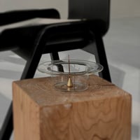 incenseholder-03030　ガラス クリア インセンスホルダー お香立て