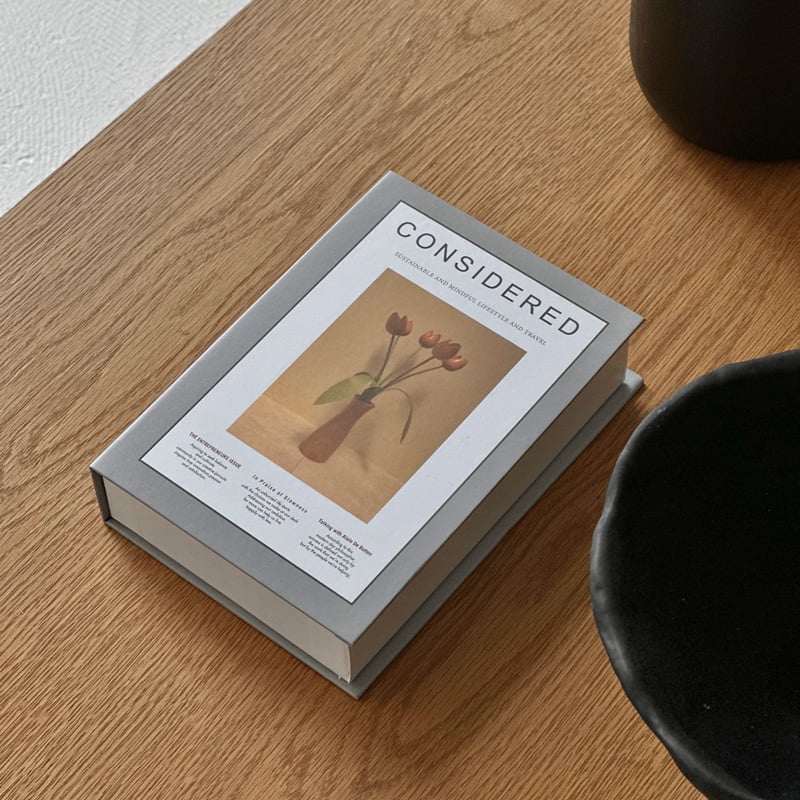 book-03013 ブック型収納BOX 15.5cm×22cm | ART OF BLACK