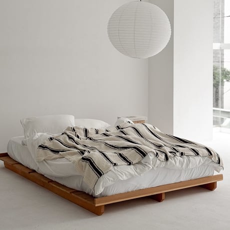 予約販売6月下旬～7月上旬頃発送予定　bedthrow-03018　ストライプ ブランケット ベッドスロー オフ×ブラック 120×170