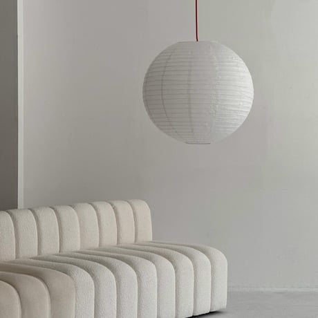 light-03320　レッドコード Rice Paper Shade 40cm 50cm 60cm ホワイト 和紙 ペンダントライト