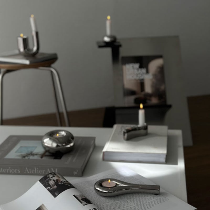 candle-03100 シルバー キャンドルスタンド 全5種 | ART OF BLACK