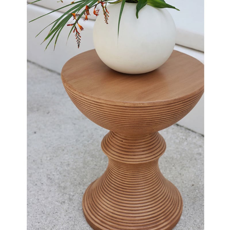 table-03130 uneven フェイクウッド サイドテーブル | ART OF BLACK