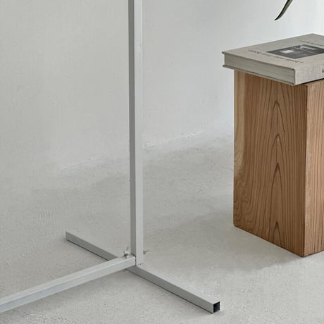予約販売6月下旬～7月上旬頃発送予定　rack-03036　ホワイト アイアン ハンガーラック H200 W100/150 組み立て式