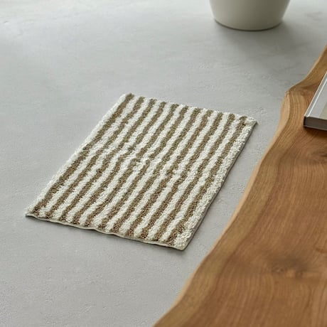 mat-03084　ロンドンストライプ ラグ 40×70cm