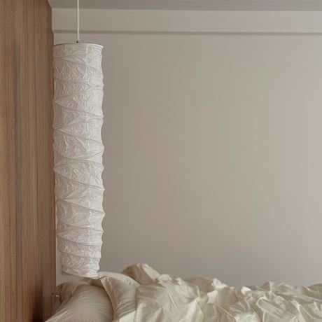 light-03375　揉み和紙 ロングペンダントライト