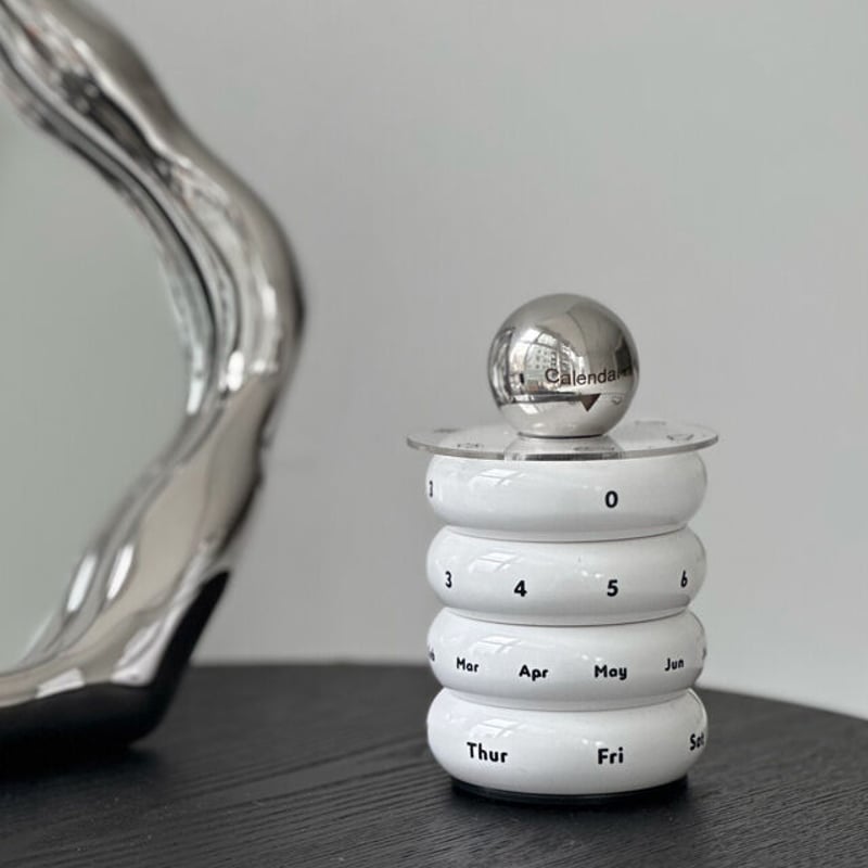 calendar-03012 silver ball 回転式 スピニングカレンダー | ART