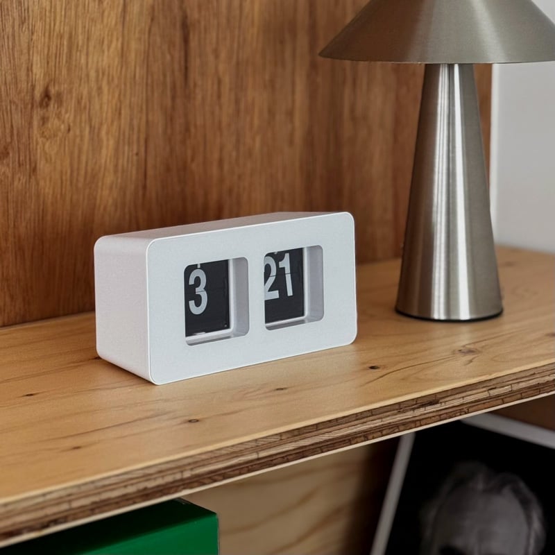 clock-03081 フリップ テーブルクロック パタパタ時計 静音 | ART OF BLACK