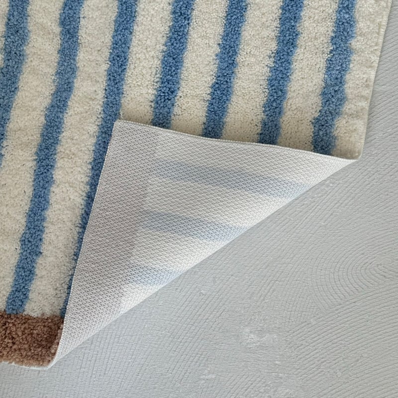 rug-03073 カラー ストライプ ラグ 80cm×120cm | ART OF BLACK