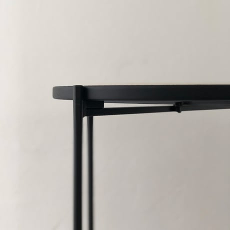 table-03023　ラタン  サイドテーブル 直径40cm