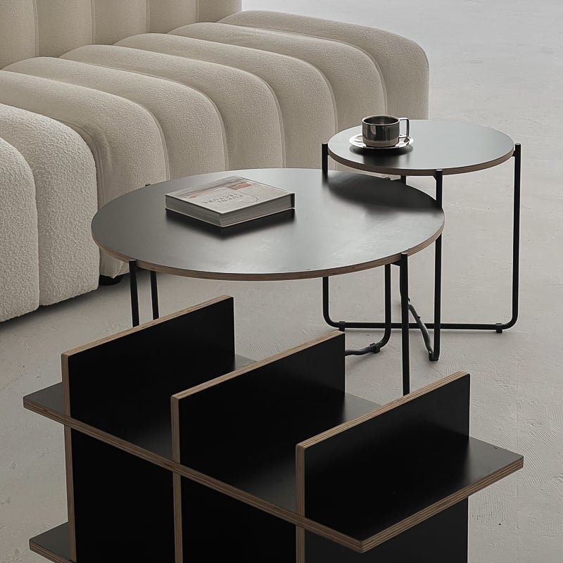 table-03156 リバーシブル天板 リビングテーブル | ART OF BLACK