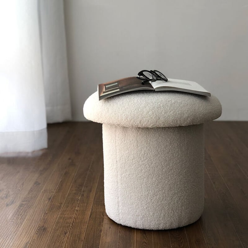 stool-03007 mushrooms ブークレ スツール 椅子 オットマン | ART ...