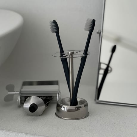 予約販売6月中旬～6月下旬頃発送予定　oralcare-03006　ステンレス 歯ブラシスタンド