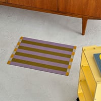 mat-03085　ストライプ 珪藻土入り バスマット 40cm×60cm