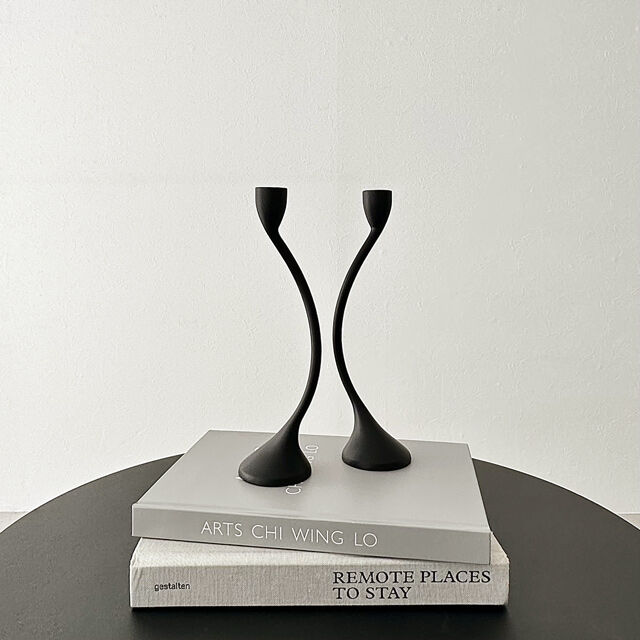 candle-03092 Twin ブラック キャンドルスタンド | ART OF BLACK