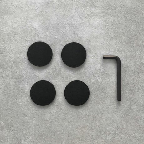 table-03020　4本set クランプ アイアンレッグ テーブル脚 鉄脚 高さ71cm マットブラック