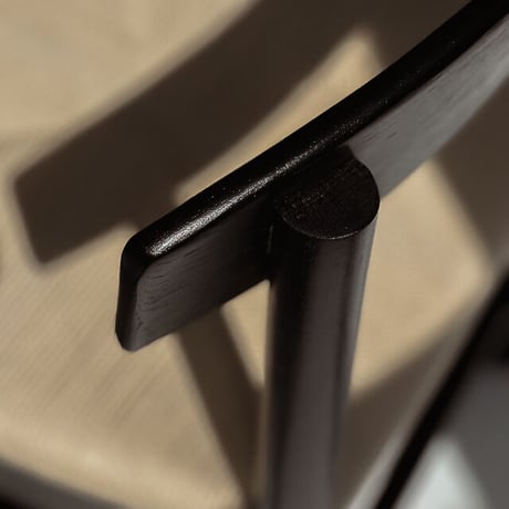 chair-03036　 受注販売　ブラック ペーパーコード チェア