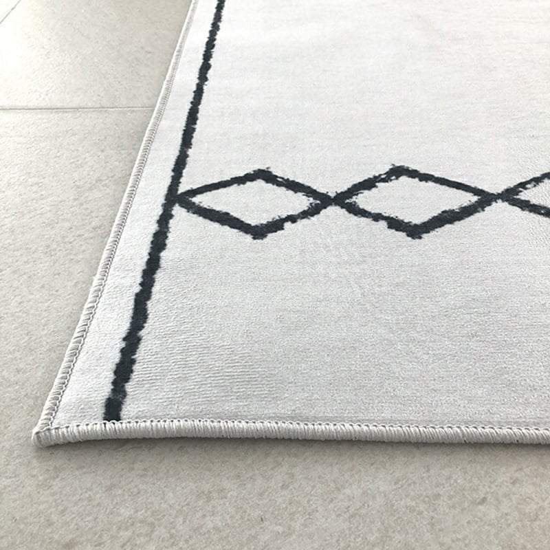 rug-03009 ラグ ベニワレン風 140×200cm ダイヤ柄 | ART OF BLACK rug-03009 ラグ ベニワレン風 140×200cm ダイヤ柄 | ART OF BLACK