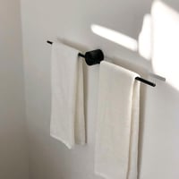 予約販売7月上旬～7月中旬頃発送予定　wall-03060　BLACK タオルハンガー ウォールハンガー バー