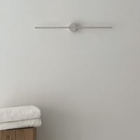 予約販売7月中旬～7月下旬頃発送予定　wall-03088　ホワイト スライド ライン タオルハンガー 40cm / 50cm