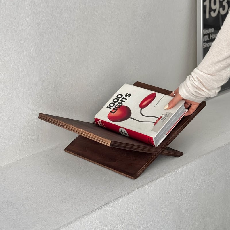 magazinerack-03042 ラーチ合板 クロス ブックスタンド | ART OF B